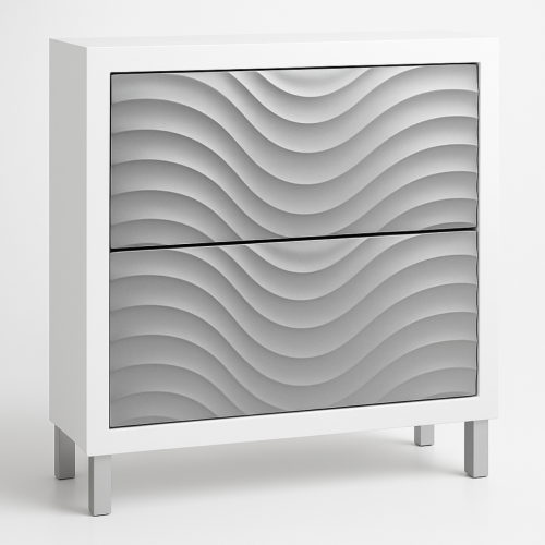 Zapatero Ondas H-25 — detalle de frentes fresados en ondas