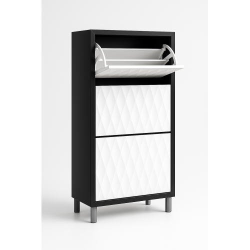 detalle diseño rombos, portón abatible de zapatero R-10