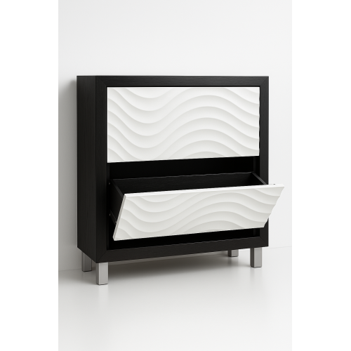 Zapatero Ondas H-30 — puerta abatida con bandeja porta-zapatos