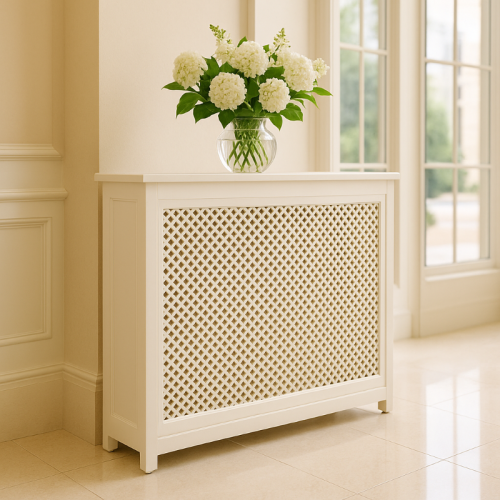 Cubreradiador Palmyra marfil