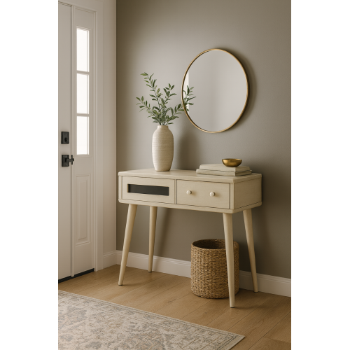 mueble consola C-10 marfil