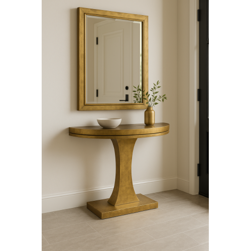 mueble consola Y-10 oro envejecido