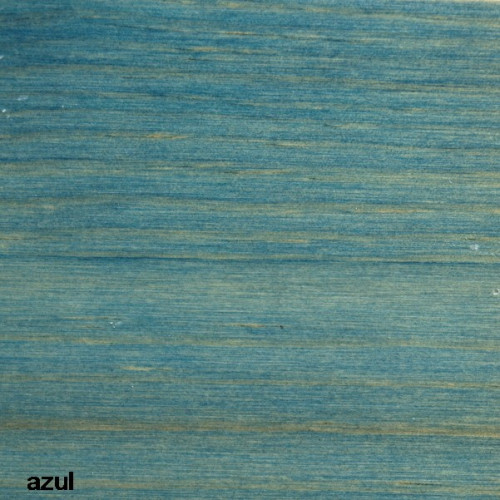 Acabado color Azul