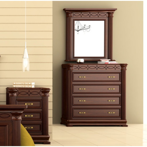 Cómoda y espejo dormitorio Secreter