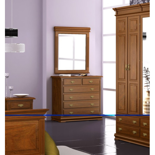 Cómoda y espejo dormitorio Códoba