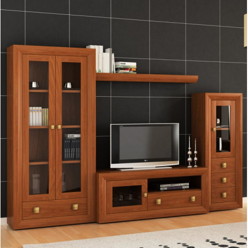 Mueble TV y vitrina salón Araceli 1