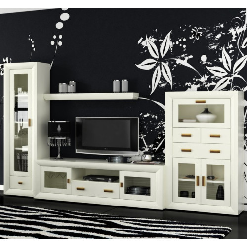 Mueble TV y vitrinas salón Araceli 3