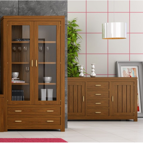 Mueble vajillero y vitrina salón Naska 1