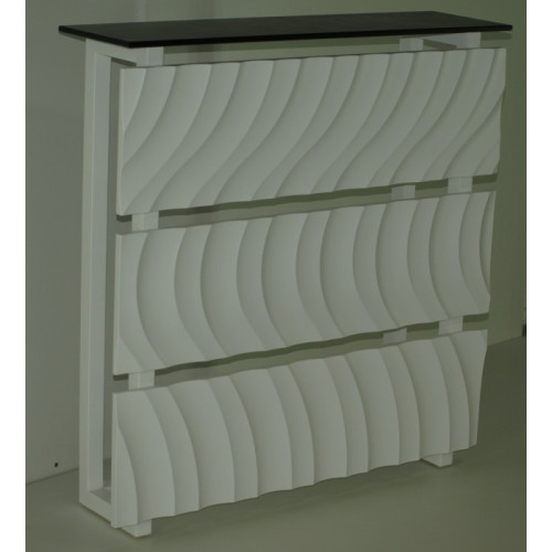 Cubreradiador mod. Ondas blanco