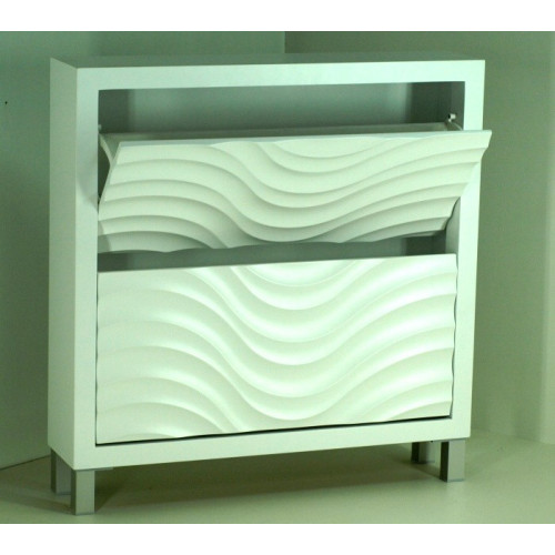 Mueble Zapatero mod. Ondas, abierto.