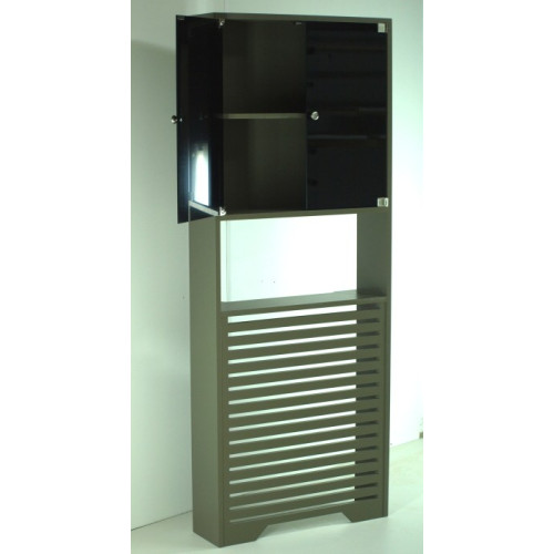 Cubreradiador estantería Condal 2p, abierto