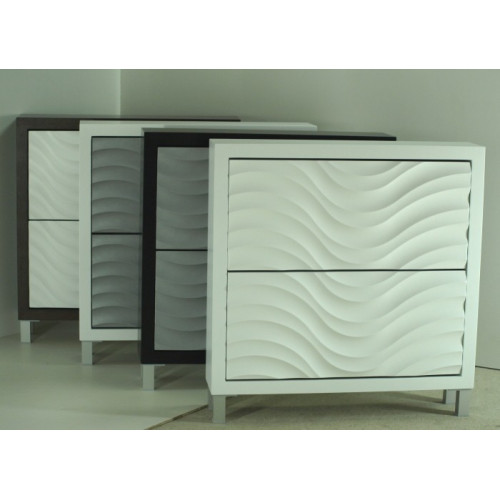 Mueble Zapatero mod. Ondas, combinaciones de color.