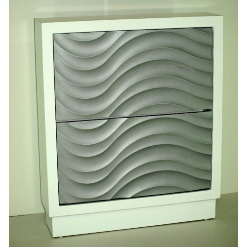 Mueble Zapatero mod. Ondas, con zócalo.