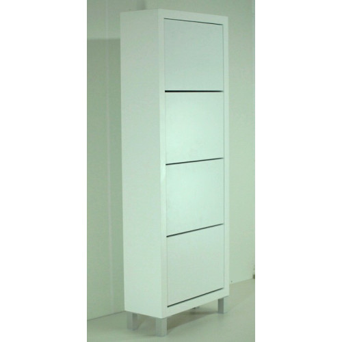 Mueble Zapatero Ciprés, lacado blanco