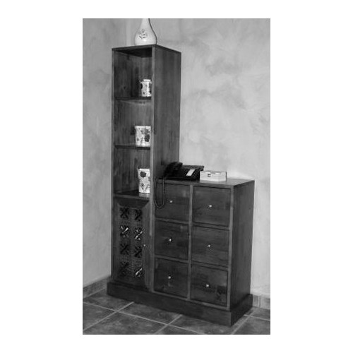 Mueble telefonera Kebe gris