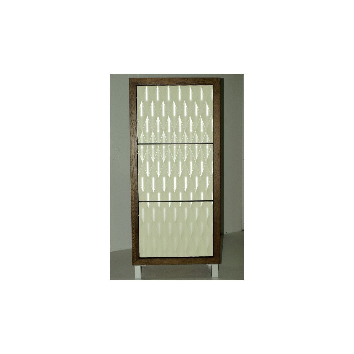 Mueble Zapatero rombo wengue y marfil Mueble Zapatero rombo wengue y marfil