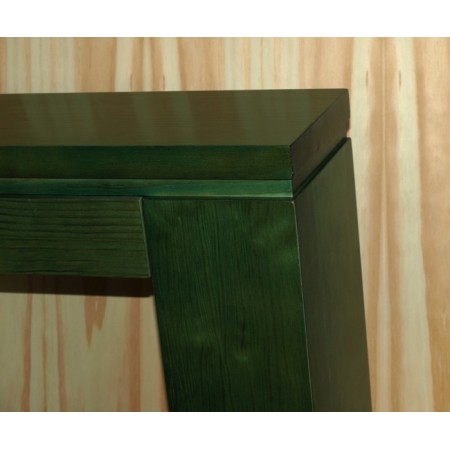 Mueble Consola 24 pino teñido de verde