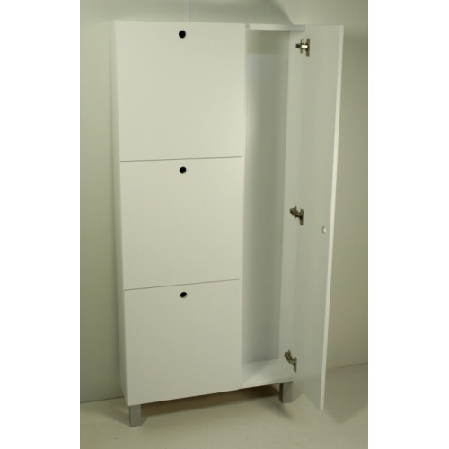 Mueble Zapatero puerta para escobero.