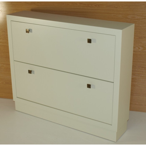 Mueble Zapatero mod. Z-15, lacado en blanco.