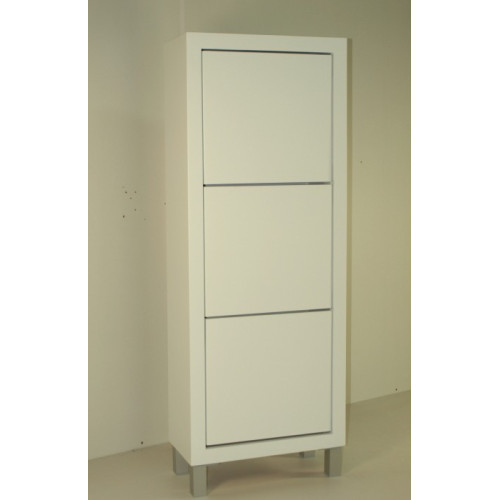 Mueble Zapatero mod. Z-30, lacado en blanco.