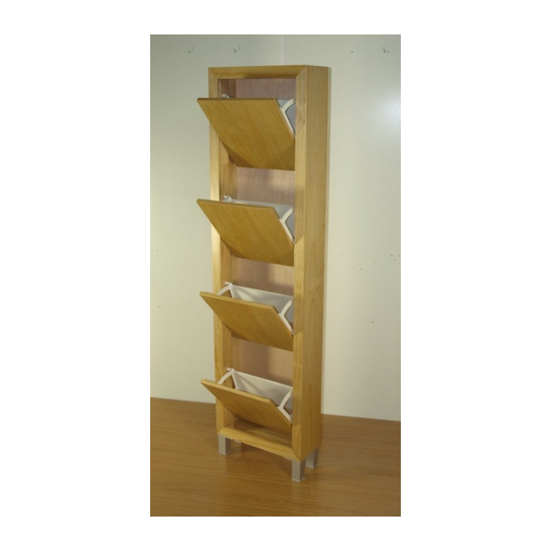 mueble zapatero de cuatro portones.