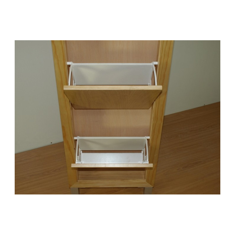 mueble zapatero de cuatro portones.