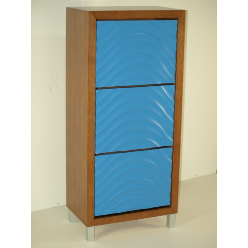 Mueble Zapatero Ondas Azul